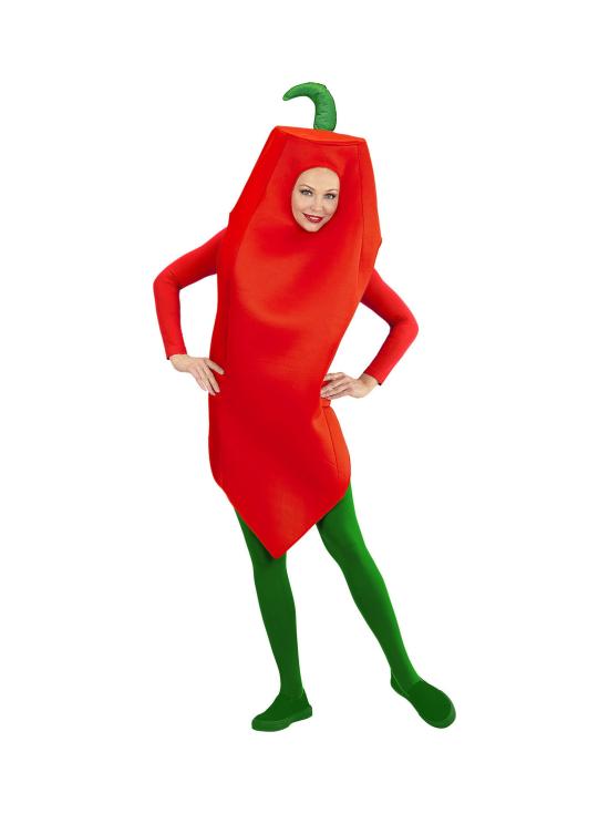 Disfraz de Pimiento Rojo para adulto unisex