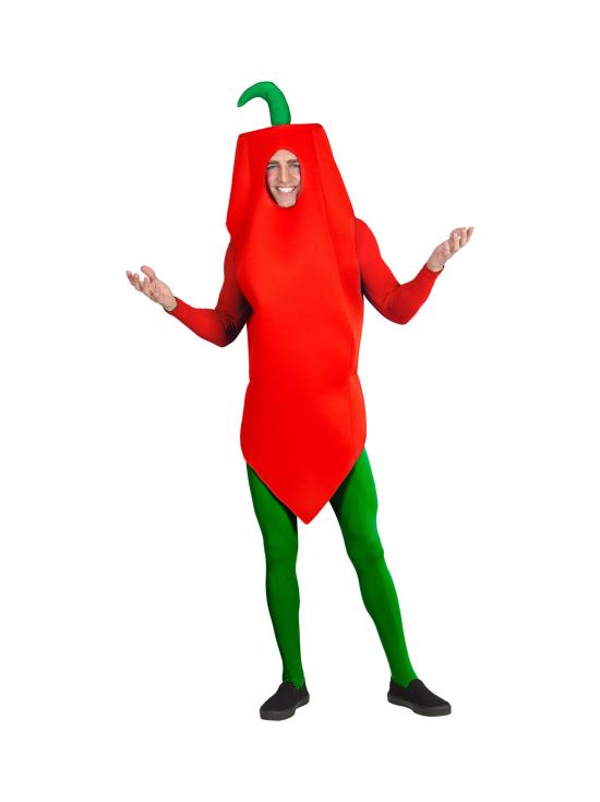 Disfraz de Pimiento Rojo para adulto unisex