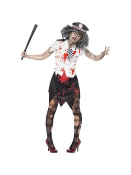 Disfraz Policía Uk Zombie para adulta