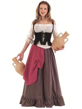 Disfraz Tabernera Medieval Eliana talla adulta