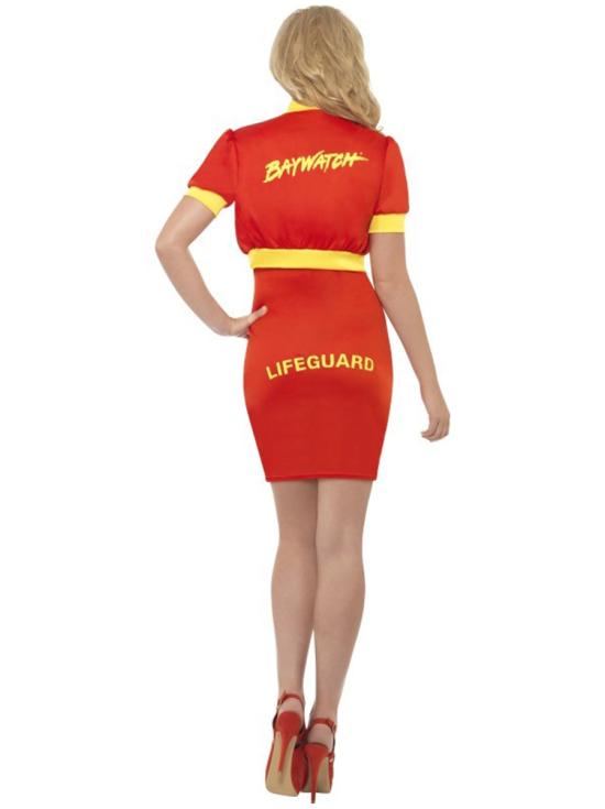 Disfraz de Vigilante de la playa Pamela para adulta
