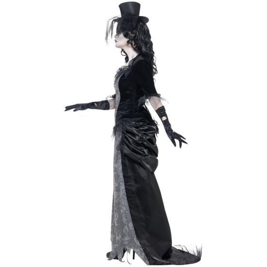 Disfraz de viuda negra de pueblo fantasma