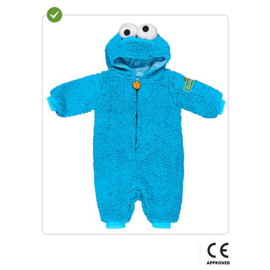 Fantasia do Monstro das Bolachas para Bebê | Vila Sésamo