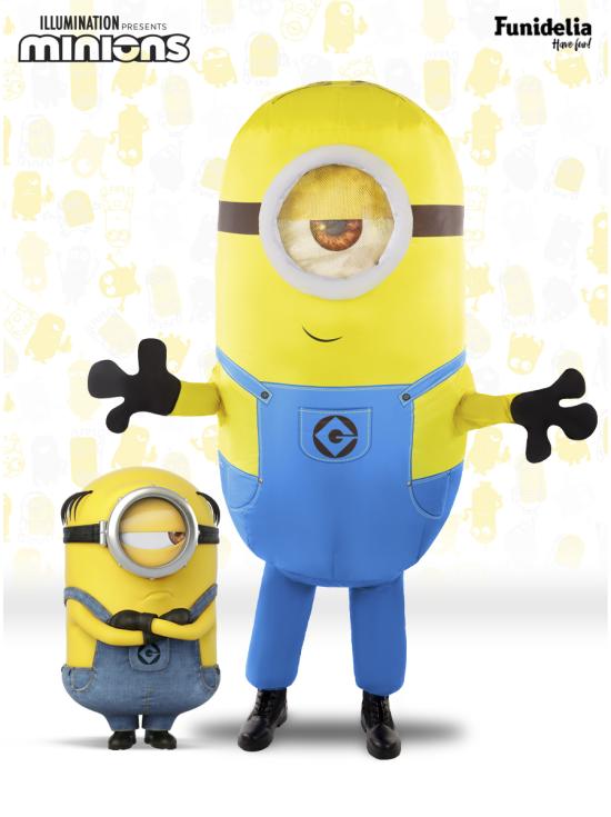 Fantasia inflável dos Minions para adultos