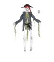 Esqueleto Pirata colgante 42 cms
