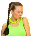 Extensión peinado trenza morena