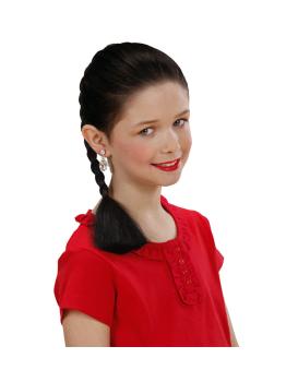 Extensión trenza morena para niña