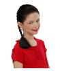 Extensión trenza morena para niña