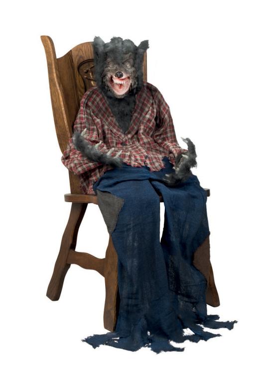 Figura de hombre lobo decorativa