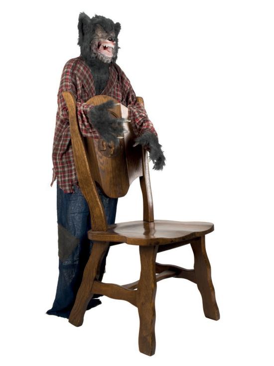 Figura de hombre lobo decorativa