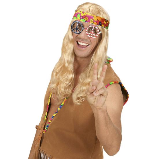 Gafas americanas paz y amor para adulto