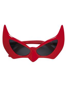 Gafas de diablo rojas