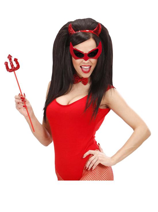 Gafas de diablo rojas