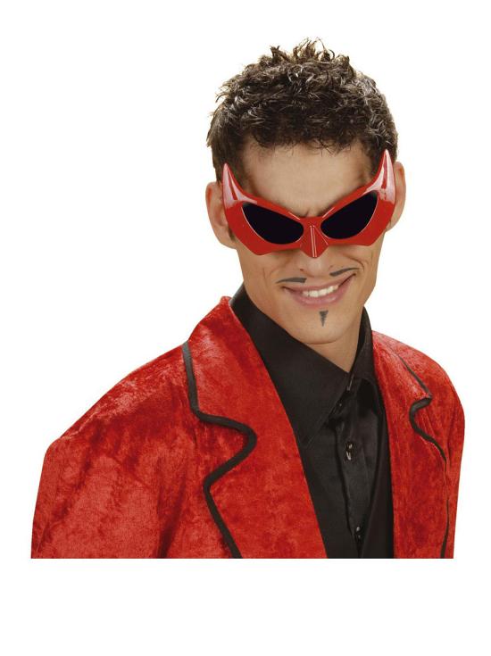 Gafas de diablo rojas