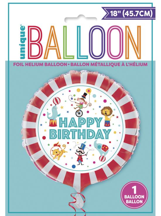 Globo circo de foil - Circus Carnival