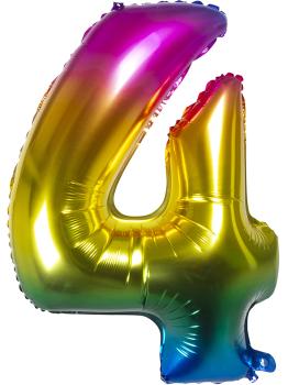 Globo de foil 4 multicolor 86 cm