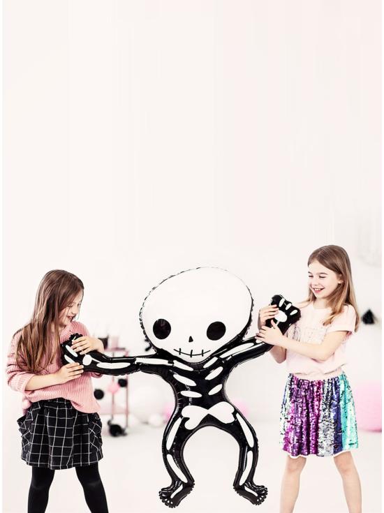 Globo de foil Esqueleto Halloween (84x10 cm)