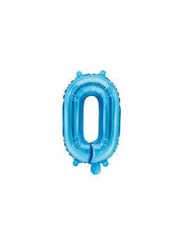 Globo foil "0" azul