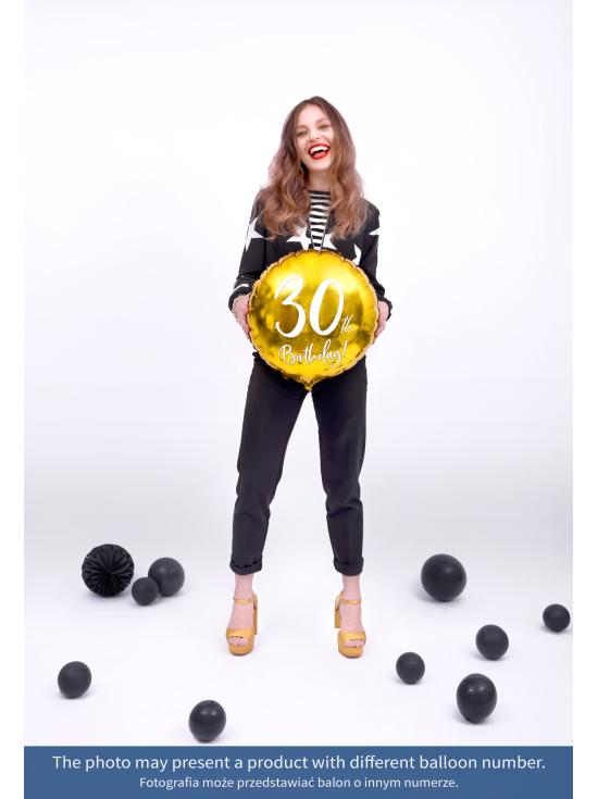Globo foil "40" dorado