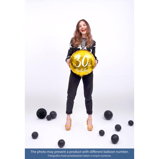 Globo foil "50" dorado