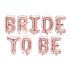 Globo foil "Bride to be"oro rosa