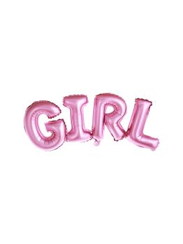 Globo foil "GIRL" rosa