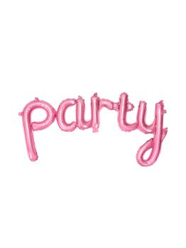 Globo foil "Party" rosa