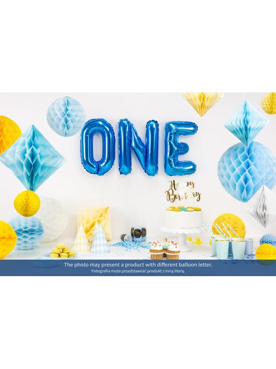 Globo foil letra B azul (35 cm)