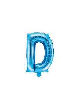Globo foil letra D azul