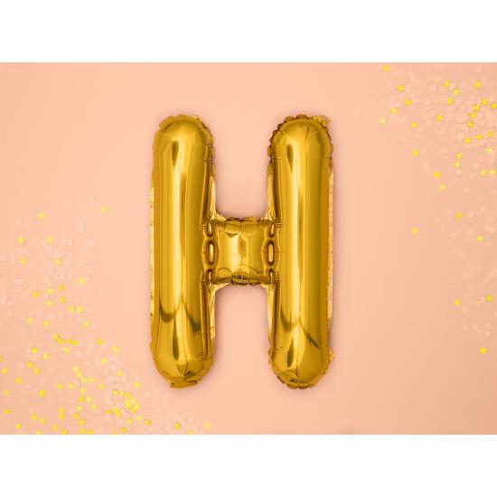 Globo foil letra H dorado