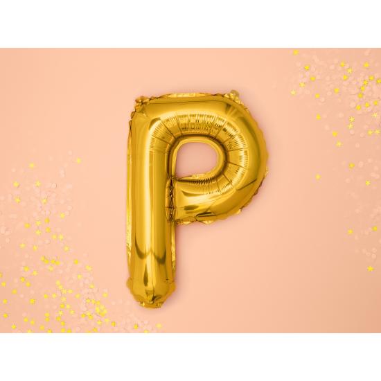 Globo foil letra P dorado