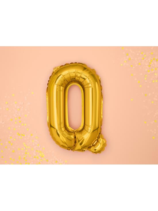 Globo foil letra Q dorado