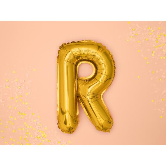 Globo foil letra R dorado