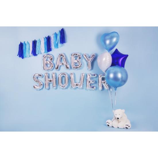 Globo foil letra W plateado (35 cm)