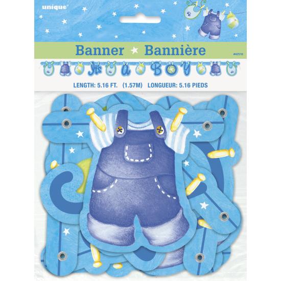 Guirnalda It's a Boy -Blue Clothesline Baby Shower
