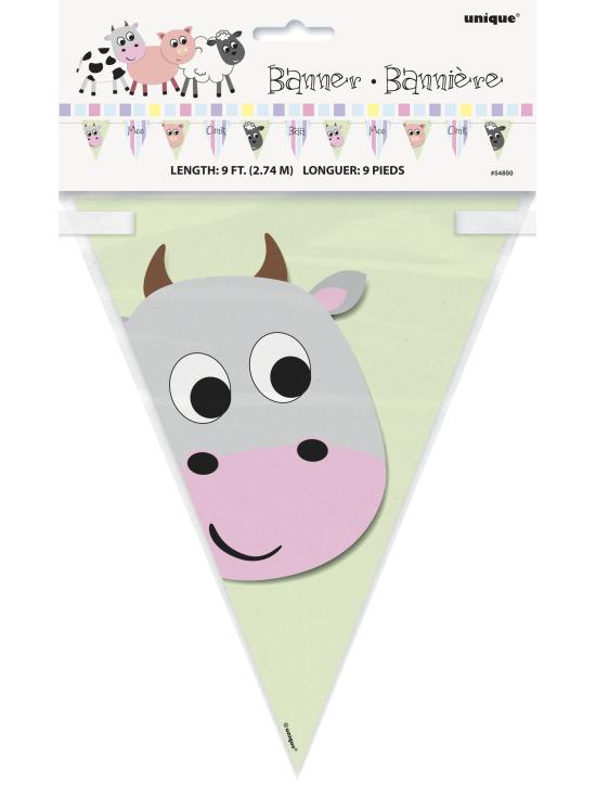 Guirnalda de banderines - Farmyard Party