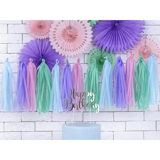 Guirnalda de flecos multicolor - Yummy