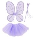 Kit disfraz de Hada Morada para niña
