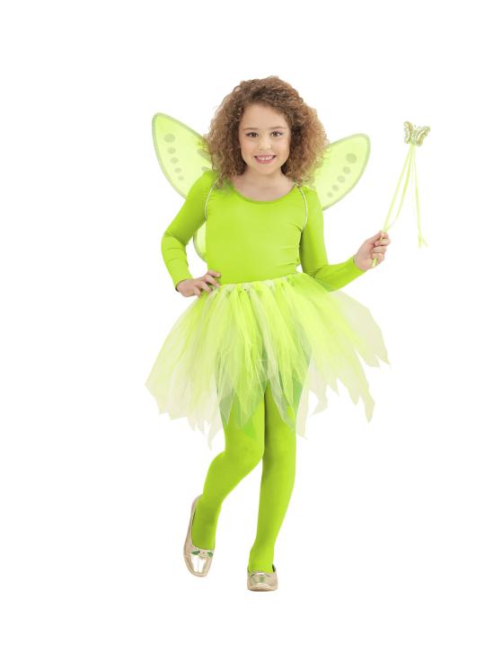 Kit disfraz de Hada Verde para niña ^