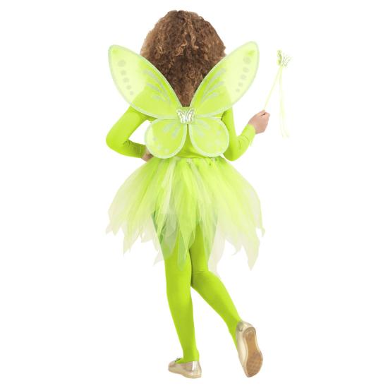 Kit disfraz de Hada Verde para niña ^
