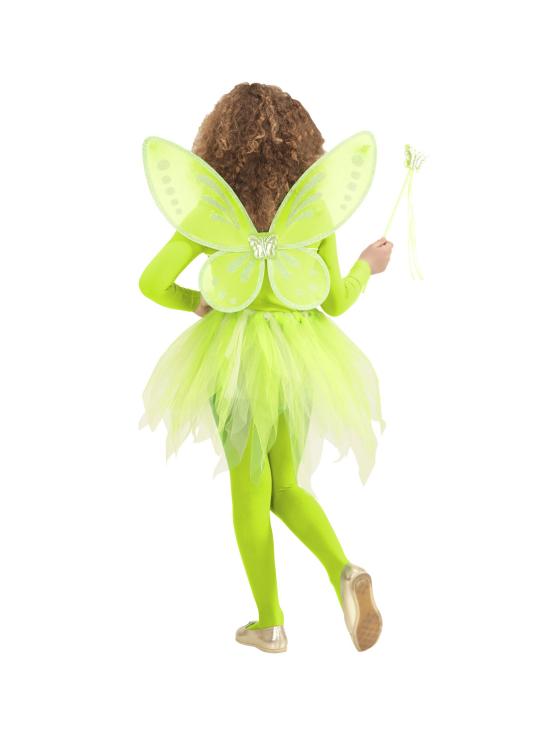Kit disfraz de Hada Verde para niña ^