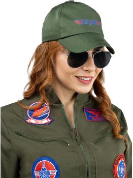 Kit boné e óculos Top Gun
