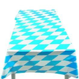 Mantel para Oktoberfest azul y blanco