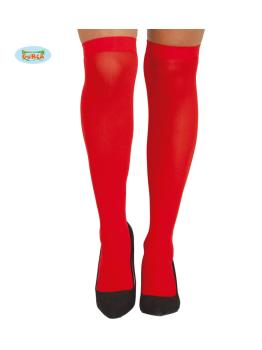 Medias rojas para mujer