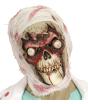 Máscara de calavera zombie de ojos saltones para adulto