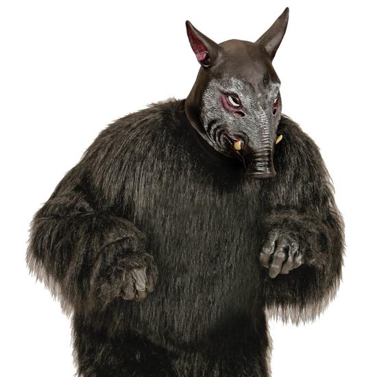 Máscara de jabalí salvaje para adulto