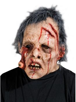 Máscara de zombie con ojo saltarín para adulto