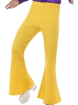 Pantalones de los 70 amarillo para hombre
