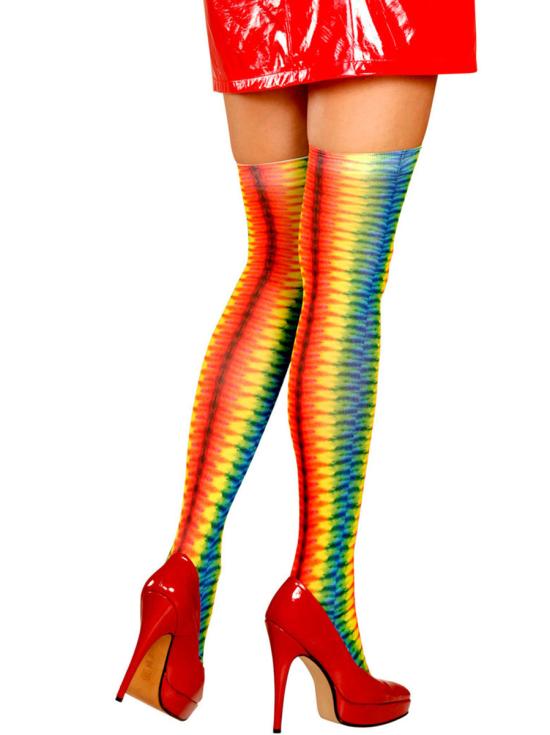 Pantys de hippie multicolor para mujer