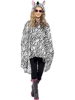 Poncho Cebra para mujer